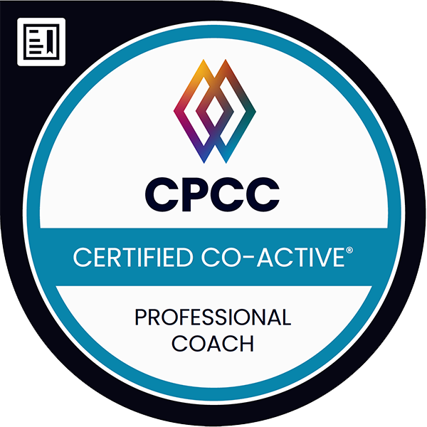 CPCC - Certified Co-Active Professional Coach badge